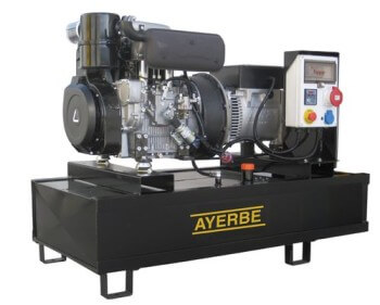 Generador diésel trifásico industrial Ayerbe 1500 6 LA TX.