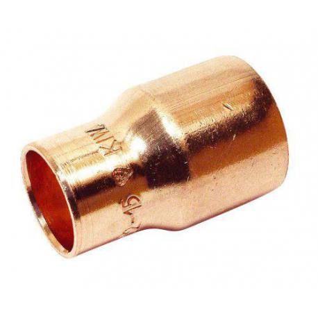Manguito de soldar reductor macho-hembra para tubería de cobre