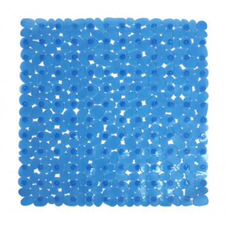 Alfombra ducha PVC Marelia color azul 54X54