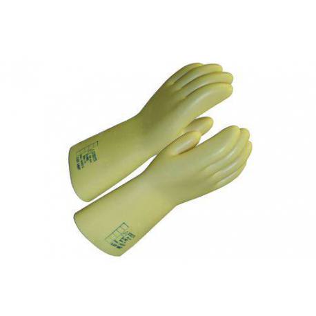 Guantes aislantes protectores alta tensión categoría 1 AZC 7.500 V