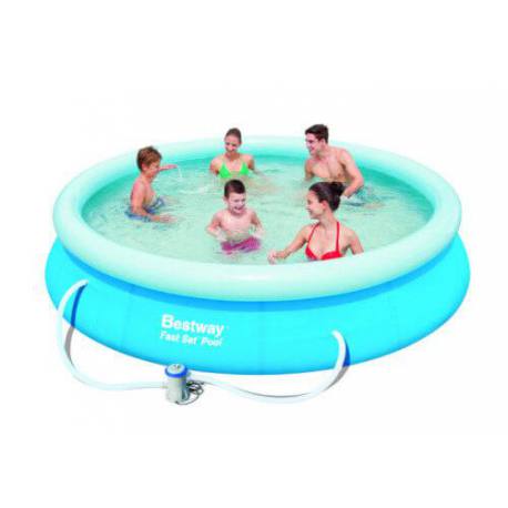 Piscina hinchable redonda con depuradora Bestway