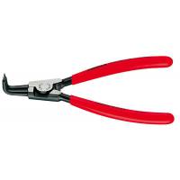 Alicate Knipex 46 21 A31 de puntas curvadas para circlips Seeger exteriores