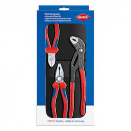 Juego de alicates 3 unidades Knipex