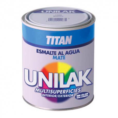 Esmalte acrílico laca universal Titan Unilak mate 750 ml