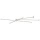 Tendal avion de acero inoxidable con 2 brazos