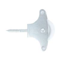 Polea de tendal modelo 2 con tirafondo 40mm roldana de plástico