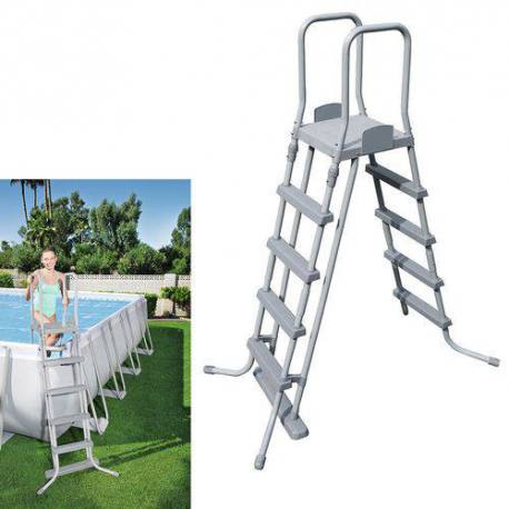 Escalera para piscina Bestway 5 peñdaños 132 centímetros