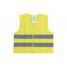 Chaleco de alta visibilidad para niños talla infantil color amarillo