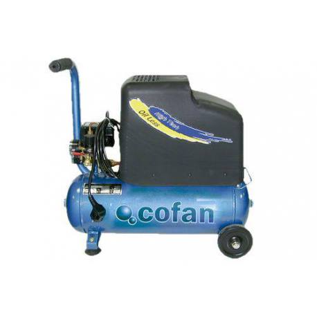 Compresor de aire sin aceite Cofan monofásico 1.5 Hp 12 Lt