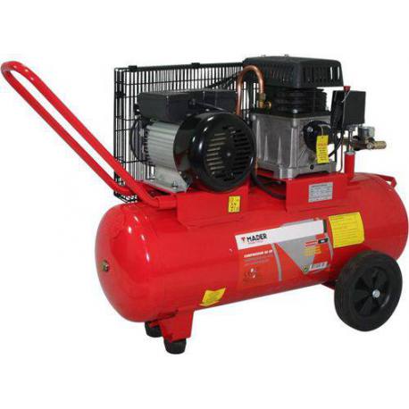 Compresor de aire Mader monofásico 2.75 Hp 50 Lt 224 L/min