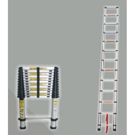 Escalera compacta de aluminio tubular telescópica Mader