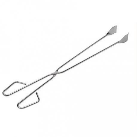 Tenacilla de acero inoxidable Sauvic 35 cm para barbacoa