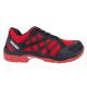 Zapato deportivo de seguridad Panter Argos rojo S1P