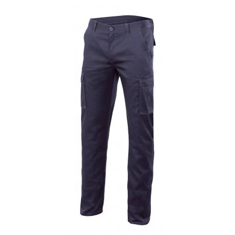 Pantalón multibolsillos Velilla Stretch azul marino