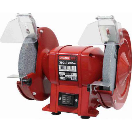 Amoladora de banco semiprofesional Mader Power 350W muela 200 mm