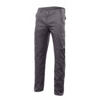 Pantalón de trabajo multibolsillos Velilla Stretch gris