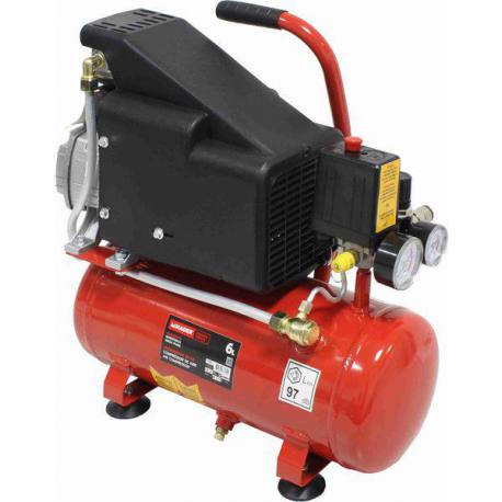 Compresor de aire monofásico Mader Power 1.5 Hp 6 Lt 8 bar 126 L/Min