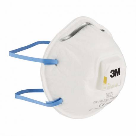 Mascarilla protección respiratoria 3M serie 8822 FFP 2 NR D con válvula
