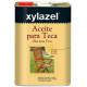 Aceite nutritivo color miel para madera de Teca Xylazel