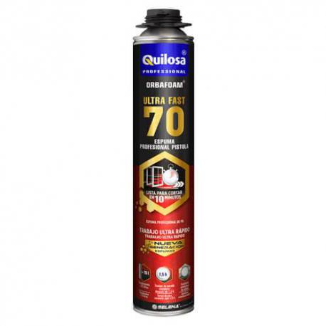Espuma de poliuretano pistoleable Quilosa Orbafoam Ultrafast 70 870 ml