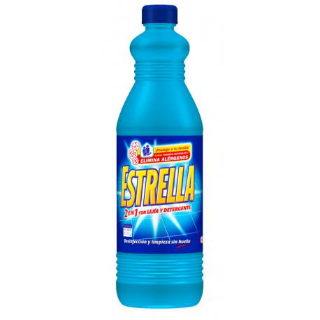 Detergente con lejia Estrella azul 2 EN 1 1.5 Litros