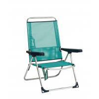 Silla de playa Alco Fibreline con respalo alto 672ALF