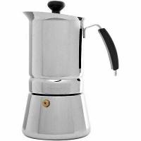 Cafetera de acero inoxidable para inducciÃ³n 2 tazas