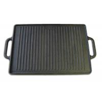 Plancha para asado de hierro fundido 35x50cm.