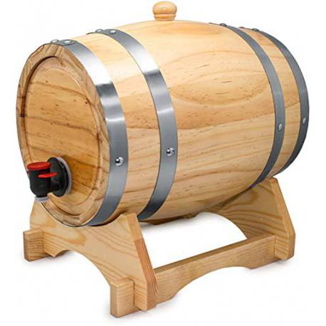 Barril dispensador de vino con bolsa interior 3 litros