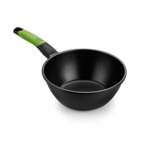 Wok de aluminio fundido 28cm.