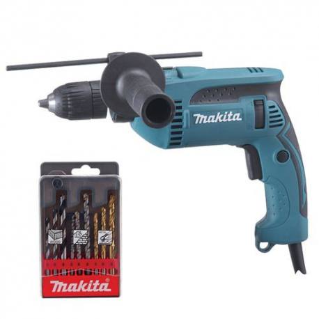 Taladro percutor Makita hp1641k1x 680 W 13 mm MAKITA - 1