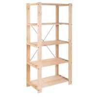 Estanteria de pino 5 baldas 174.2x76.7x42cm