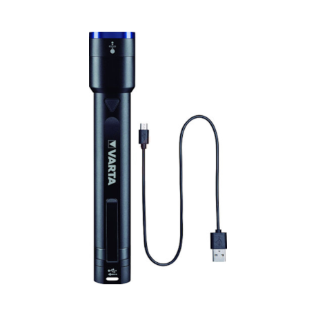 Linterna + power bank + CABLE USB 7W