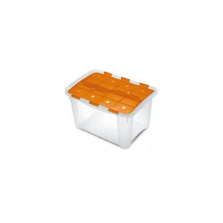 Caja multiusos naranja 40 L 56x73.5x55.5 cm