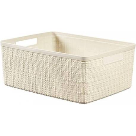 Caja Jute cuadrada 28x15x36 cm 12 lts