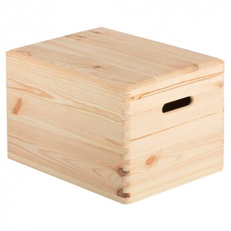 Caja de madera pino sin barnizar 60x40x23 cms