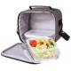 Bolsa Lunchbag Freestyle gris 2 herméticos 0.6 lt