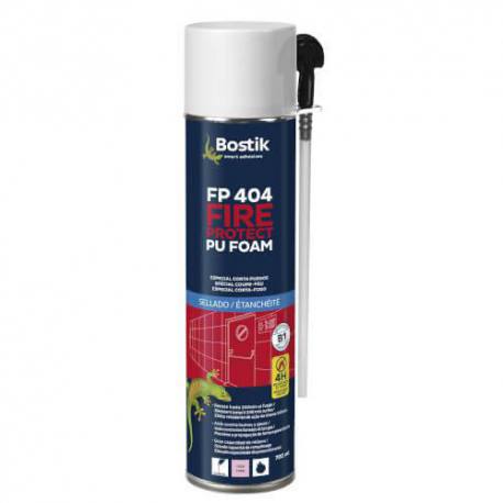 Espuma de poliuretano Bostik corta fuegos cánula 700 ml