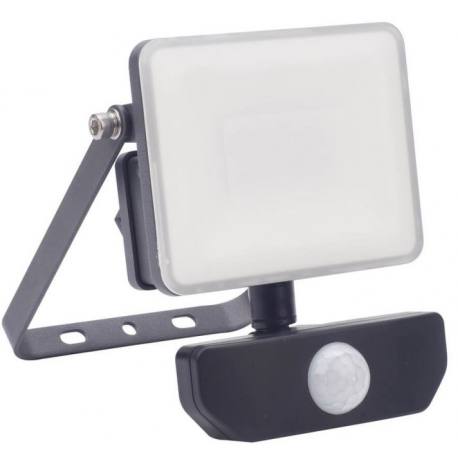 Foco led plano luz blanca protección IP65 con sensor de presencia