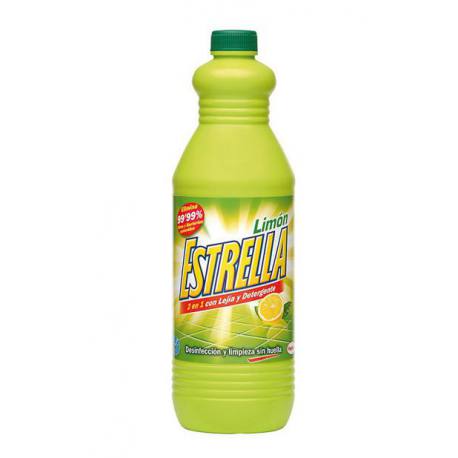 Detergente con lejia Estrella limón 2 EN 1 1.5 Litros