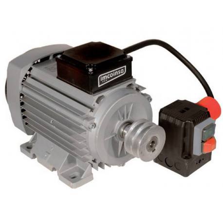 Motor eléctrico 230 V monofásico con interruptor Imcoinsa para hormigoneras