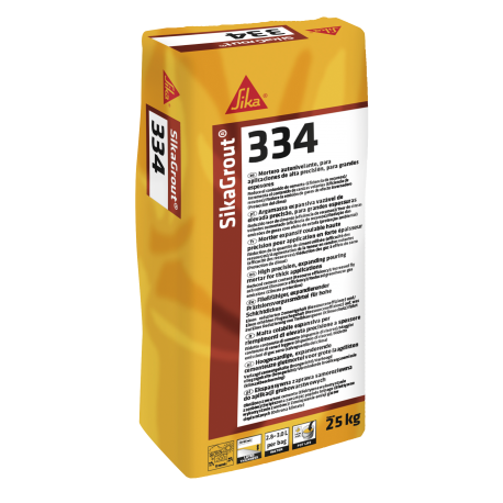 Mortero monocomponente Sika Grout 334 Gris 25 Kg