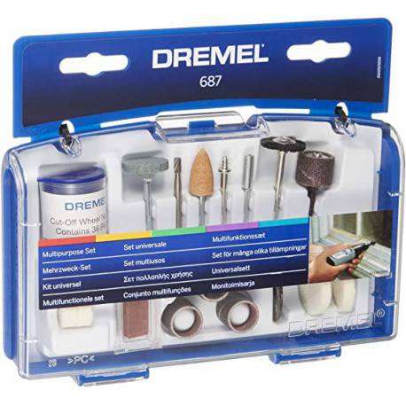 Accesorios Dremel para multiherramientas multiusos 68J7A 52 piezas