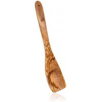 Espátula de cocina curvada de madera de olivo 30 cm