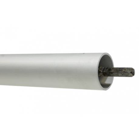 Barra de transmisión 24 mm diámetro tubo, 7 mm diámetro eje, cuadrado