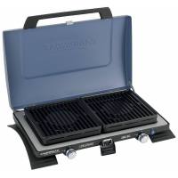 Cocina a gas portátil Campingaz Xcelerate 400 SG dos fuegos + grill