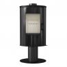 Estufa de leña giratoria de pie con cristal aumentado Kratki Koza AB S DR 8 kW