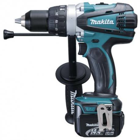 TALADRO PERCUTOR COMBINADO MAKITA BHP448RFE3 14,4V (3.0Ah)