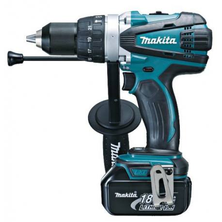 TALADRO PERCUTOR COMBINADO MAKITA BHP458RFE3 18V (3.0Ah)