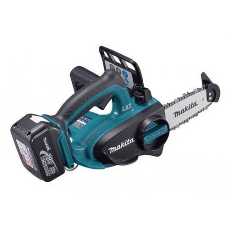 Sierra de cadena a batería Makita buc122rfe 18 V 3.0 Ah